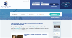 Desktop Screenshot of languagejobs4u.com