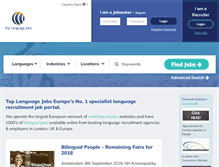 Tablet Screenshot of languagejobs4u.com